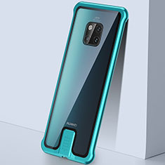 Luxury Aluminum Metal Frame Mirror Cover Case 360 Degrees T05 for Huawei Mate 20 Pro Green