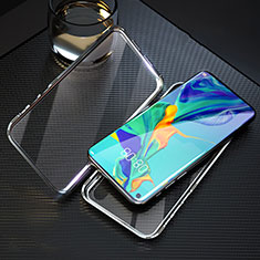 Luxury Aluminum Metal Frame Mirror Cover Case 360 Degrees T09 for Huawei Honor 20S Silver