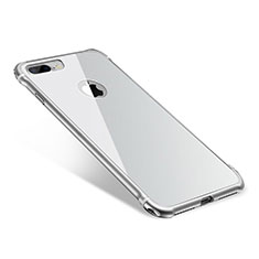 Luxury Aluminum Metal Frame Mirror Cover Case M01 for Apple iPhone 7 Plus Silver