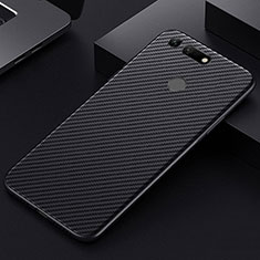 Luxury Carbon Fiber Twill Soft Case T01 for Huawei Honor View 20 Black