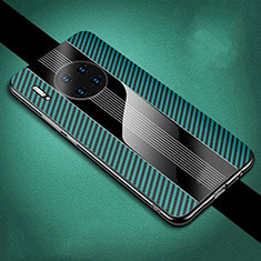 Luxury Carbon Fiber Twill Soft Case T01 for Huawei Mate 30 Pro 5G Green