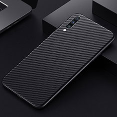 Luxury Carbon Fiber Twill Soft Case T01 for Samsung Galaxy A70 Black