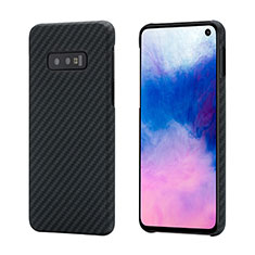 Luxury Carbon Fiber Twill Soft Case T01 for Samsung Galaxy S10e Black