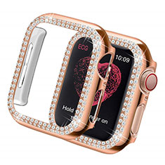 Luxury Diamond Bling Hard Case Cover for Apple iWatch 5 40mm Rose Gold
