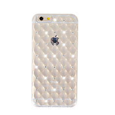 Luxury Diamond Bling Transparent Soft Cover for Apple iPhone 6 Plus Clear