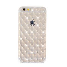 Luxury Diamond Bling Transparent Soft Cover for Apple iPhone 6S Plus Clear