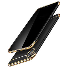 Luxury Metal Frame and Plastic Back Case C01 for Apple iPhone Xs Max Black