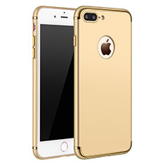 Luxury Metal Frame and Plastic Back Case F02 for Apple iPhone 7 Plus Gold