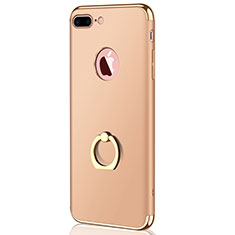 Luxury Metal Frame and Plastic Back Case F04 for Apple iPhone 7 Plus Gold