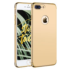 Luxury Metal Frame and Plastic Back Case F05 for Apple iPhone 7 Plus Gold