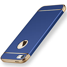 Luxury Metal Frame and Plastic Back Case for Apple iPhone 5 Blue