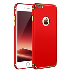 Luxury Metal Frame and Plastic Back Case for Apple iPhone 6S Plus Red
