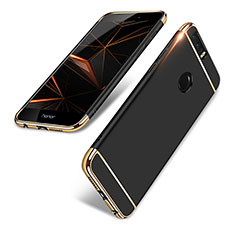 Luxury Metal Frame and Plastic Back Case for Huawei Honor 8 Black