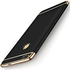 Luxury Metal Frame and Plastic Back Case for Huawei Honor 8 Lite Black