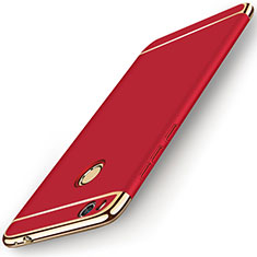 Luxury Metal Frame and Plastic Back Case for Huawei Honor 8 Lite Red