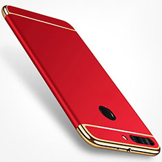 Luxury Metal Frame and Plastic Back Case for Huawei Honor V9 Red