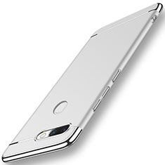 Luxury Metal Frame and Plastic Back Case for Huawei Nova 2 Plus Silver