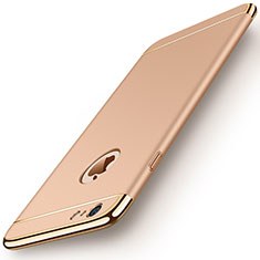 Luxury Metal Frame and Plastic Back Case M01 for Apple iPhone 6 Plus Gold