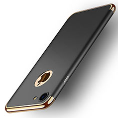 Luxury Metal Frame and Plastic Back Case M02 for Apple iPhone 7 Black