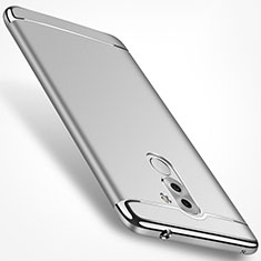 Luxury Metal Frame and Plastic Back Case M02 for Huawei Honor 6X Pro Silver