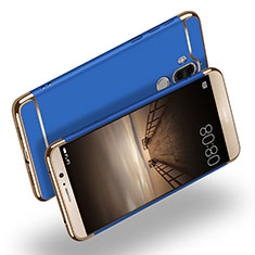 Luxury Metal Frame and Plastic Back Case M02 for Huawei Mate 9 Blue