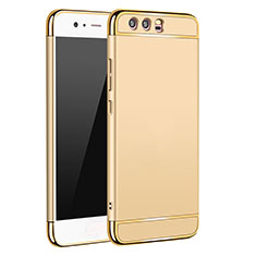 Luxury Metal Frame and Plastic Back Case M02 for Huawei P10 Gold