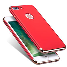 Luxury Metal Frame and Plastic Back Case R01 for Apple iPhone 7 Plus Red