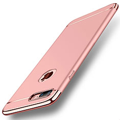 Luxury Metal Frame and Plastic Back Cover Case M01 for Apple iPhone 7 Plus Rose Gold