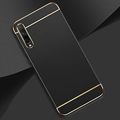 Luxury Metal Frame and Plastic Back Cover Case M01 for Huawei Enjoy 10S Black