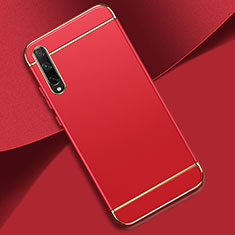 Luxury Metal Frame and Plastic Back Cover Case M01 for Huawei Enjoy 10S Red