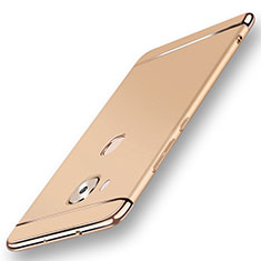 Luxury Metal Frame and Plastic Back Cover Case M01 for Huawei G7 Plus Gold