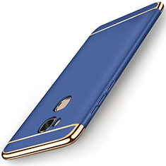 Luxury Metal Frame and Plastic Back Cover Case M01 for Huawei GR5 Blue