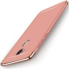 Luxury Metal Frame and Plastic Back Cover Case M01 for Huawei GR5 Rose Gold