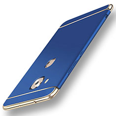 Luxury Metal Frame and Plastic Back Cover Case M01 for Huawei GX8 Blue