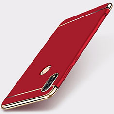 Luxury Metal Frame and Plastic Back Cover Case M01 for Huawei Honor 10 Lite Red