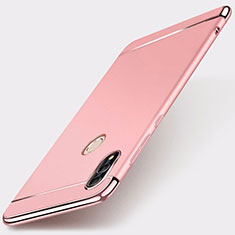 Luxury Metal Frame and Plastic Back Cover Case M01 for Huawei Honor 10 Lite Rose Gold