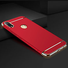 Luxury Metal Frame and Plastic Back Cover Case M01 for Huawei Honor 8X Red