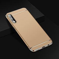 Luxury Metal Frame and Plastic Back Cover Case M01 for Huawei Honor 9X Gold