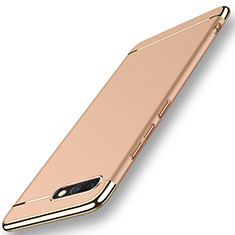 Luxury Metal Frame and Plastic Back Cover Case M01 for Huawei Honor V10 Gold
