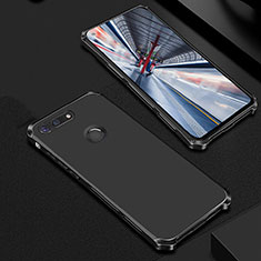 Luxury Metal Frame and Plastic Back Cover Case M01 for Huawei Honor V20 Black