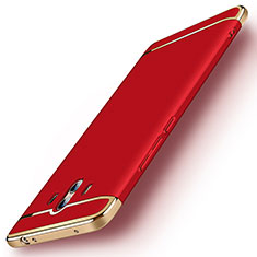 Luxury Metal Frame and Plastic Back Cover Case M01 for Huawei Mate 10 Red