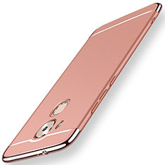 Luxury Metal Frame and Plastic Back Cover Case M01 for Huawei Mate 7 Rose Gold