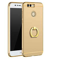 Luxury Metal Frame and Plastic Back Cover Case M01 for Huawei Nova 2 Plus Gold