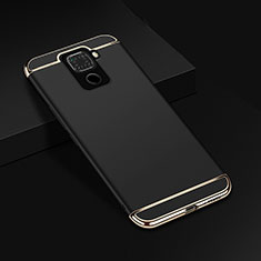 Luxury Metal Frame and Plastic Back Cover Case M01 for Huawei Nova 5z Black