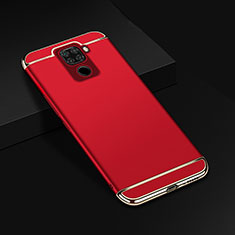 Luxury Metal Frame and Plastic Back Cover Case M01 for Huawei Nova 5z Red