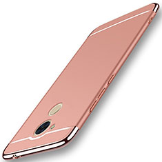 Luxury Metal Frame and Plastic Back Cover Case M01 for Huawei Nova Smart Rose Gold