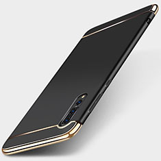 Luxury Metal Frame and Plastic Back Cover Case M01 for Huawei P20 Pro Black