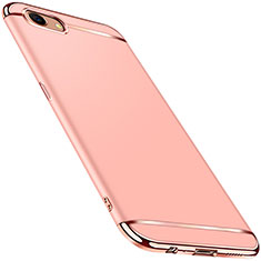 Luxury Metal Frame and Plastic Back Cover Case M01 for Oppo A3 Rose Gold