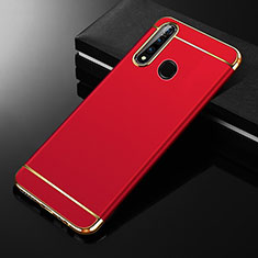 Luxury Metal Frame and Plastic Back Cover Case M01 for Oppo A31 Red