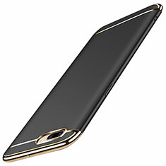 Luxury Metal Frame and Plastic Back Cover Case M01 for Oppo A5 Black